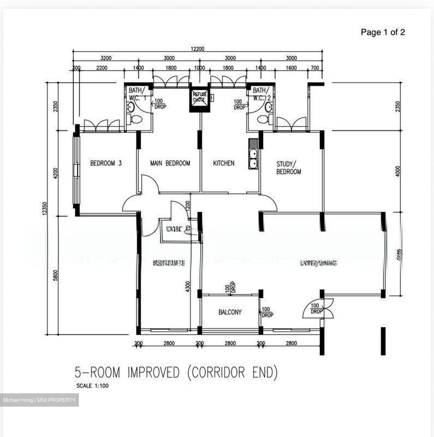 Blk 222 Ang Mo Kio Avenue 1 (Ang Mo Kio), HDB 5 Rooms #636001571